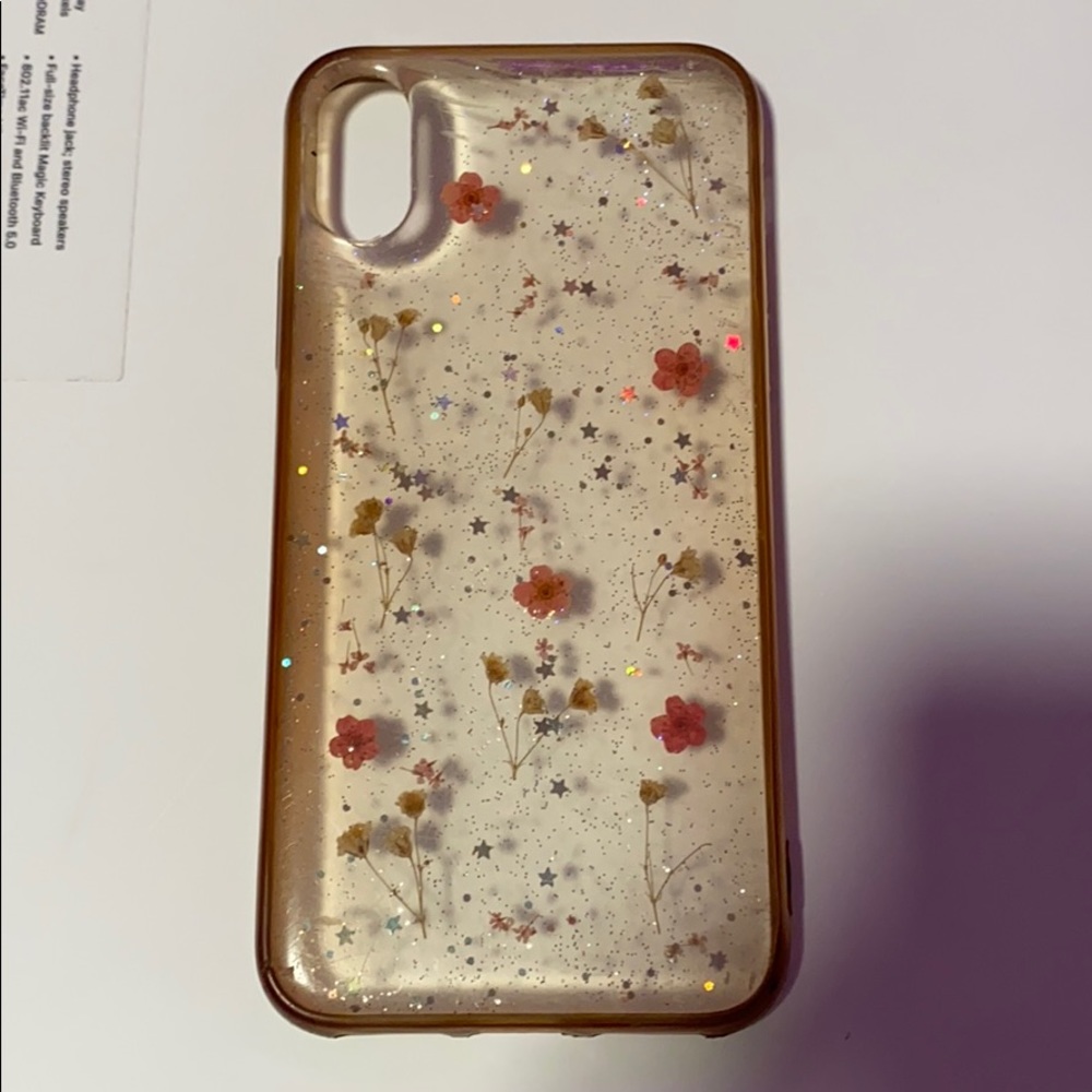 iPhone XS phone case clearish.